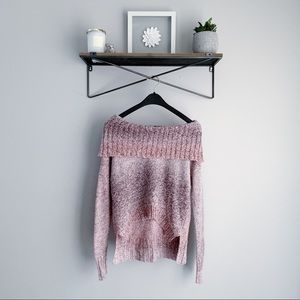 AE // Off Shoulder High-Low Sweater